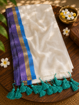 Manohari Pure Mul Cotton Saree