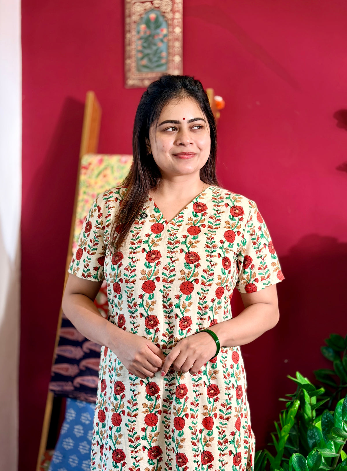 Gulmohar Pure Jaipuri Cotton Co-ord Set