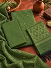 Green Silk Cotton Salwar Set