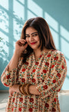 Lalita Sanganeri Cotton Co-ord Set - Vanilla