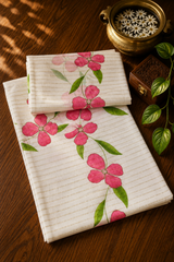 Floral Block Print Settu-Mundu 4