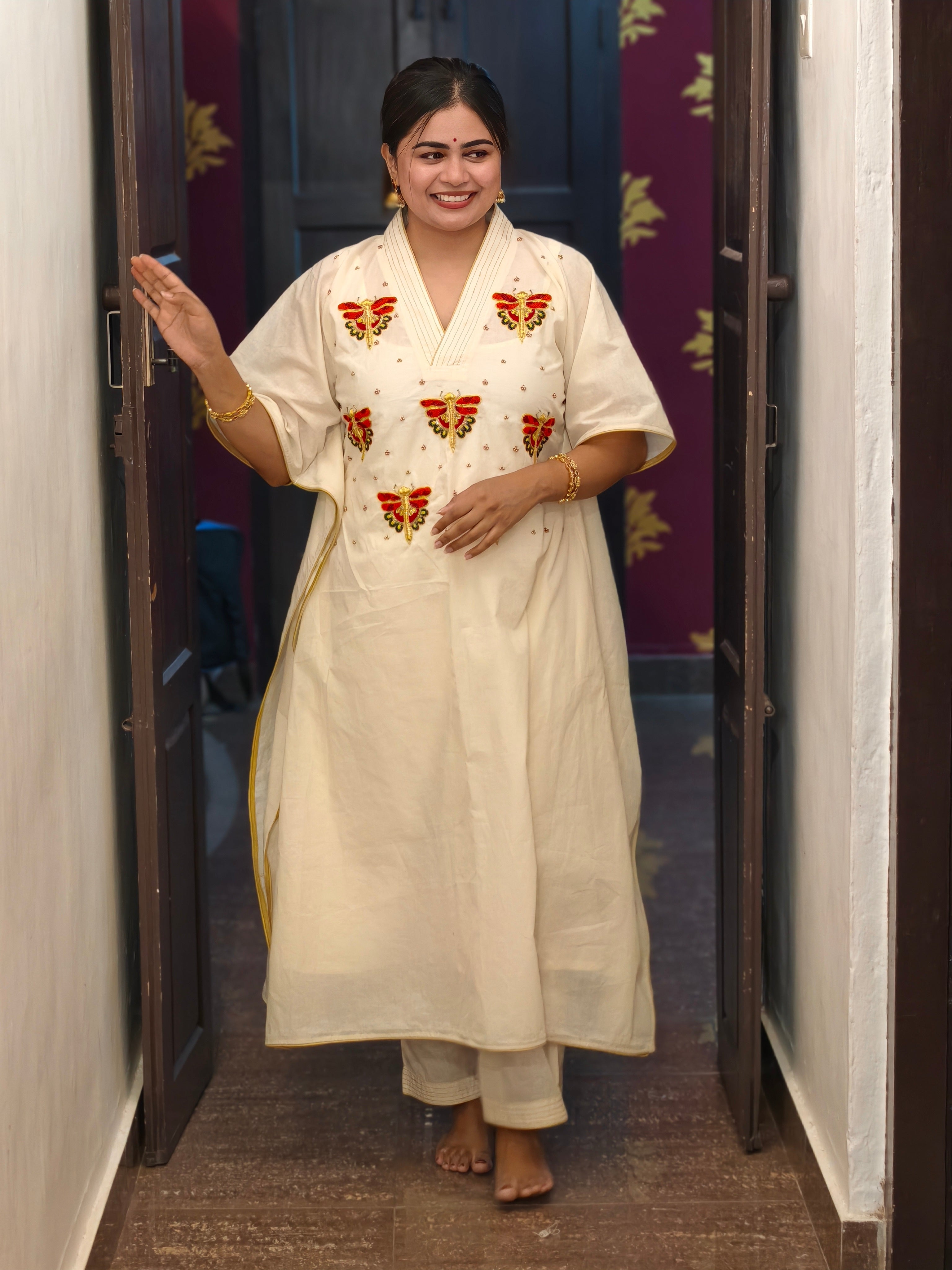 Ponnonathumbi Kaftan Co-ords