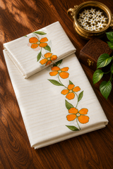 Floral Block Print Settu- Mundu 1
