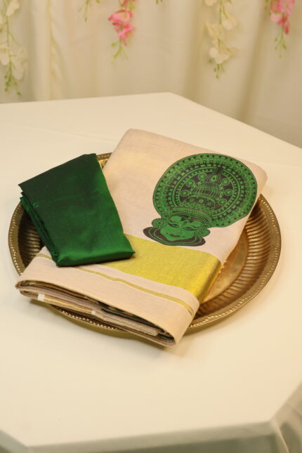Kathakali Kerala Saree