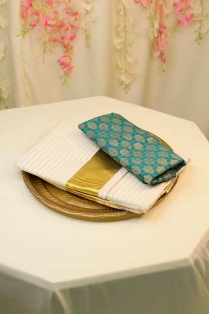 Kasavu Lines Onapudava Kerala Saree